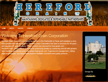 Tablet Screenshot of herefordgraincorp.com